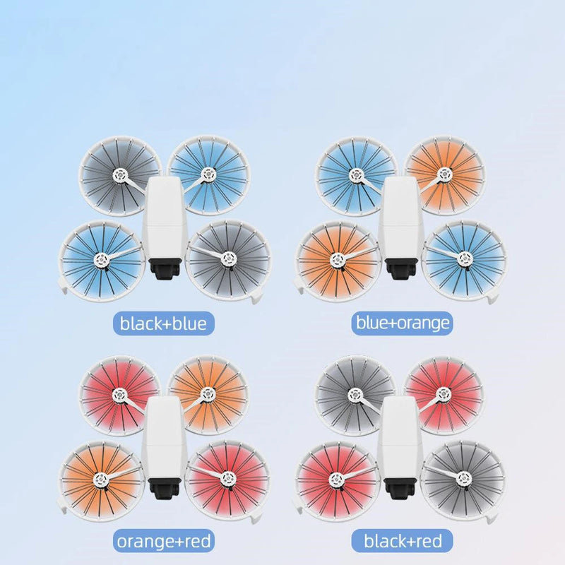 BRDRC 4022F Lightweight Colorful Propeller Props Blades Accessories for DJI FLIP RC Drone Quadcopter