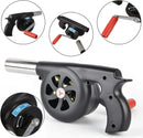 Outdoor Barbecue Fan Hand-cranked Air Blower Portable BBQ Grill Fire Bellows Tools Picnic Manual Barbecue Camping Accessories