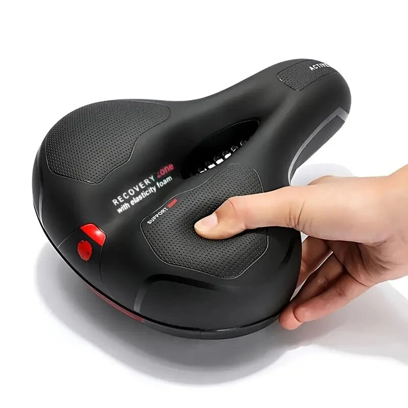 1pc Comfortable Breathable Bike Cushion Seat With Double-sided Shock Absorption Ball Suitable For Mountain Bike
