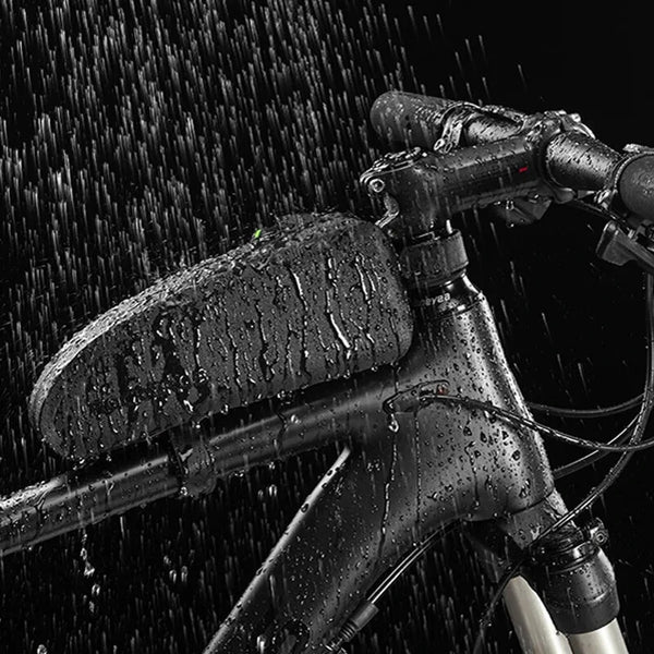 ROCKBROS Waterproof Bike Bag 1.6L Large Capacity Cycling Top Front Tube Frame Bag Bicycle Equipment for MTB Road Bicycle
