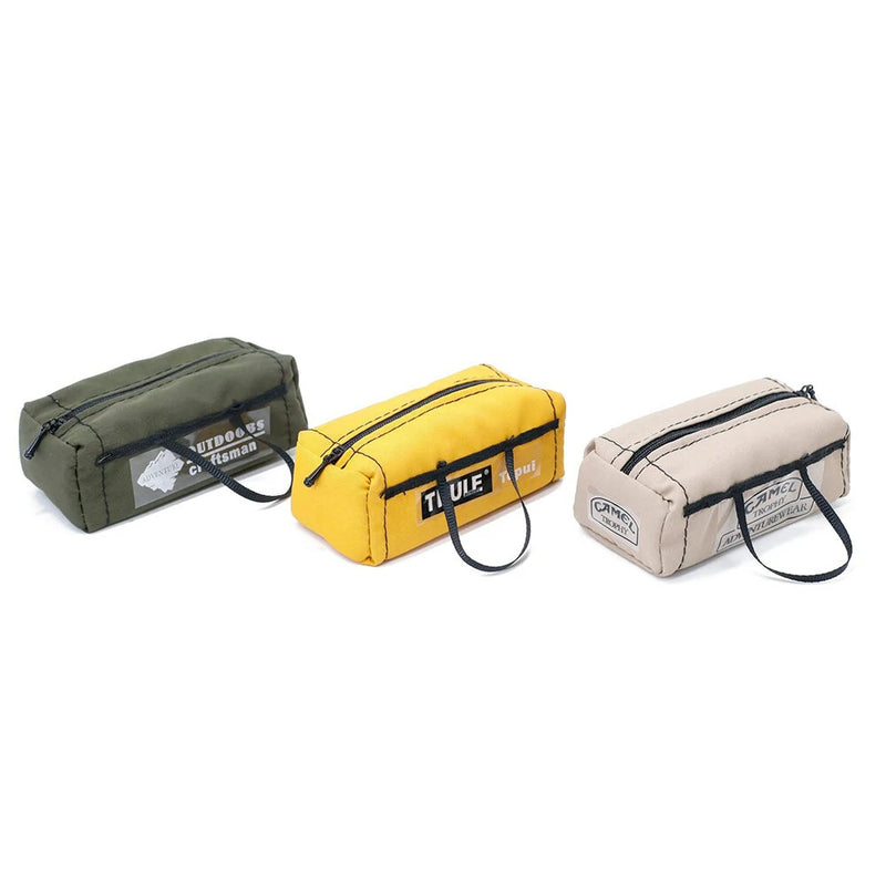 Simulation Roof Storage Luggage Bag Decoration Pouch for RC Crawler Car SCX10 TRX4 RC4WD D90 1/8 1/10 Vehicles Models Parts