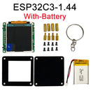 ESP32C3 1.44in LCD Display Portable Pendant DIY Desktop Clock Decoration Desktop Small Ornaments Portable Pendant LVGL Astronaut ST7735