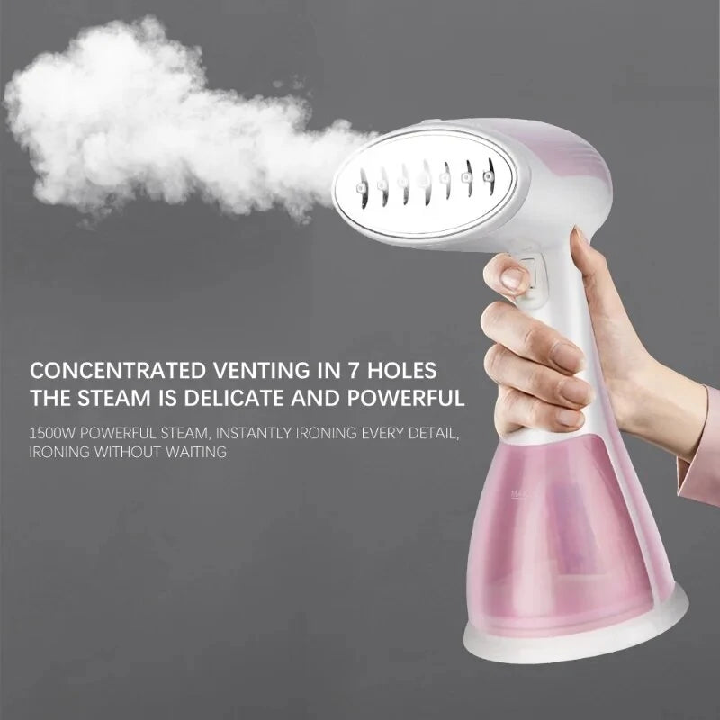 Garment Steamers Portable 1500W Electric Handheld Garment Steamers Household Cleaner Steam Iron Travelling Clothes Steamer