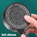 High Pressure  8 Modes Boosted Shower Head Portable Rainfall Hoses Bathroom Bracket Bathroom Sets