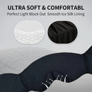 KALOAD Soft Cotton Bluetooth V5.3 HiFi Music Sleeping Eye Mask Type-C USB Charging Headband Shade Eye Mask for Travel Night Sleeping