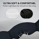 KALOAD Soft Cotton Bluetooth V5.3 HiFi Music Sleeping Eye Mask Type-C USB Charging Headband Shade Eye Mask for Travel Night Sleeping