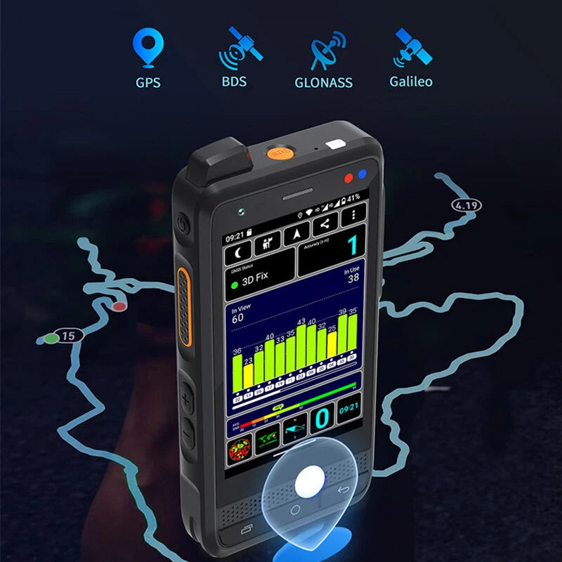 UNIWA F400 Zello POC Walkie Talkie Global 4G Rugged PDA Android 15.0 4-Inch 4GB+64GB 2.5W Loudspeaker 4350mAh PoC SOS Button NFC Two-way Radio