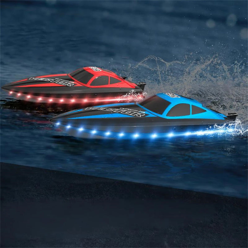 Volantexrc 79506 VECTOR28 2.4G 2CH RTR RC Boat Waterproof 25km/h High Speed with LED Light Water Cooling System Remote Control Boat Vehicle Model