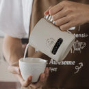 Bincoo 400ML/600ML Espresso Cup for Latte Art With Temperature Display Stainless Steel Latte Art Cup Professional Milk Foam Cup