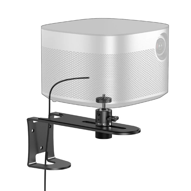 SJ-BGZJ03 Wall-Mounted Gimbal Projector Bracket Horizontal and Vertical Adjustable Bedside Metal Wall Bracket 5KG Loading