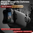 IPRee Monocular Night Vision Device 1080P HD Infrared Camera 16X Digital Light Zoom Telescope with 2 inch TFT Screen Support Photo and Video Recording