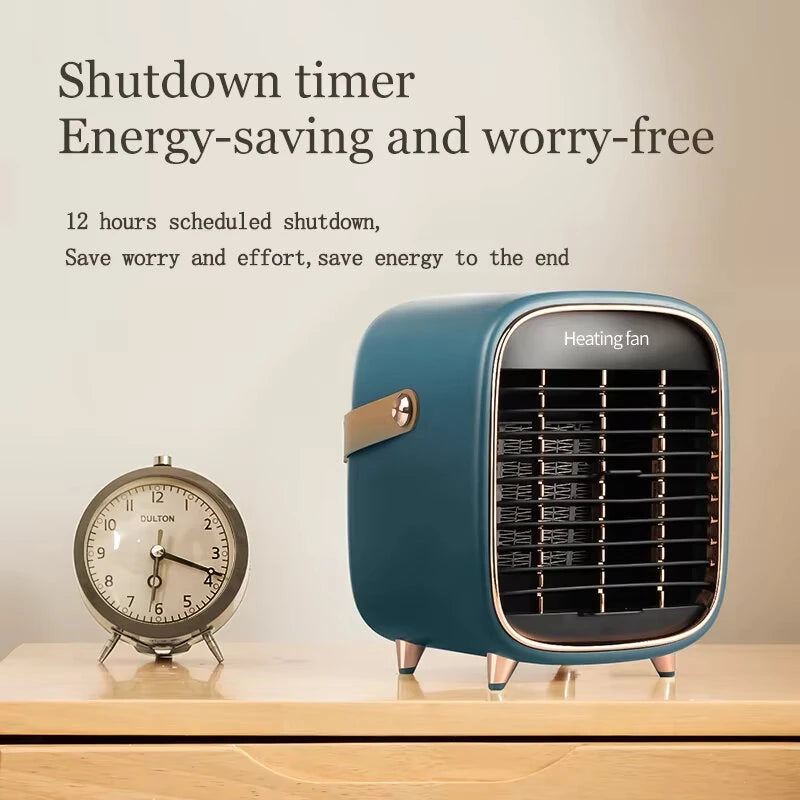 IPRee 900W PTC Ceramic Heater Home Electric Heating Fan, Safe Shutdown of Power Supply, Suitable for Desktop Winter Home Appliances