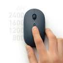 Xiaomi 3 Wireless Mouse 2.4GHz Bluetooth Dual Modes 2400/1600/1200/800 4 DPI Mini Wireless Mute Mice for PC Laptop Computer