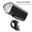 BENGGUO 1200LM Bike Headlight 6 Cycling Flash Lamp Light Modes Aluminum Alloy Waterproof Type-C Charging Bicycle Front Light for MTB Riding