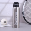 500ml Portable Cycling Water Bottle, Large Capacity 304 Stainless Steel Sports Bottle Suitable For Mountain Bikes And Road Bikes