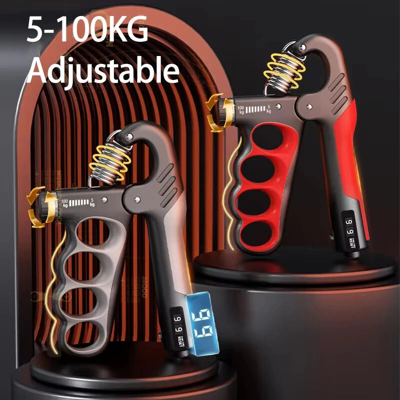 KALOAD 5-100kg Adjustable Grip Strength Gym Wrist Expander Hand Strengthener Muscle Recovery Hand Strength Exercise Equipment