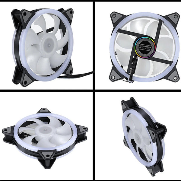120mm PC Computer Case Fan Cooling Cooler 6PIN Adjustable RGB Led 12cm Mute Ventilador 5V DC ARGB Fans Speed Adjustable