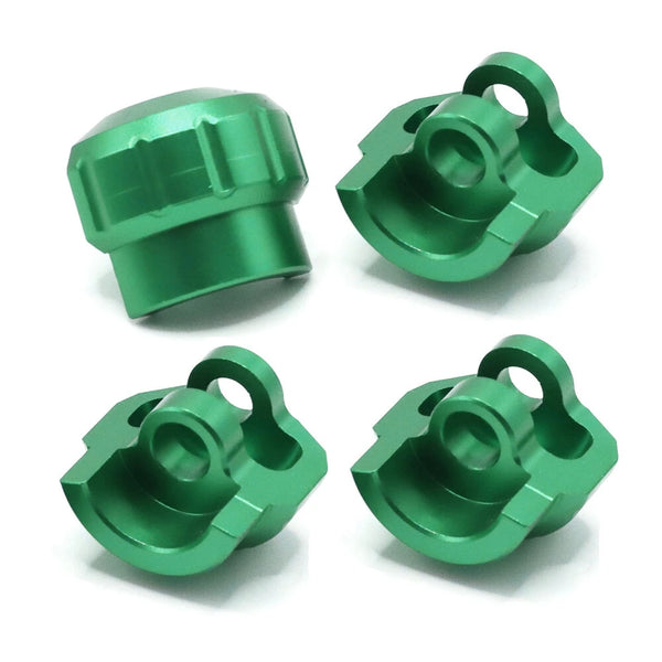 4PCS Upgraded Shock Absorber Metal Protective Cap RC Car Parts for 1/8 1/7 Universal Model Accessories