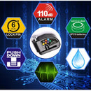 ROBESBON Bicycle Disc Brake Lock 110dB Loud Alarm Anti-thief Protection Aluminum Alloy Waterproof Reminding Rope Lock for Bike Motorcycle