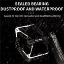 WEST BIKING DU Bearing Bicycle Pedal Anti-slip Cycling Pedal Ultralight Aluminum Alloy for MTB Bike Road Bike