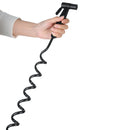 Black Bidet Spray Stainless Steel Toilet Hand Shower Head Intimate Hygiene Wall Seat Bathroom Set