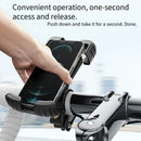 XANES YYS-443 Phone Holder 4.7"-6.8" Adjustable Phone Clip Stand Shockproof Portable Bike Holder Phone Bracket for Bicycle Motorcycle
