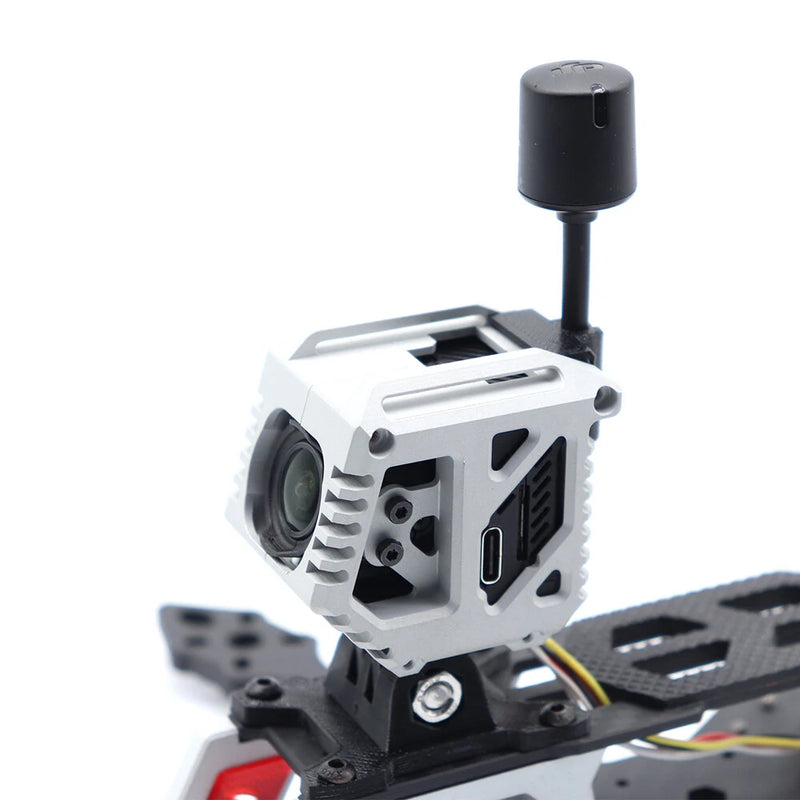 LHCXRC Camera CNC Holder Fixed Bracket Seat Safe Mount for DJI O3 Air Unit FPV Racing Drone