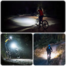 Astrolux SL06 2000Lm Brightness & Vibration Smart Sensing Bike Headlights 6 LED 4800mAh Battery IPX6 Waterproof 6 Light Modes Type-C USB Rechargeable Aluminum Alloy Front Light for Electric Bike Scooter MTB Bicycle