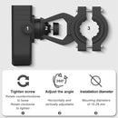 KGVYKL Phone Holder 4.7"-7.2" Adjustable Phone Clip Stand Shockproof Portable Bike Holder Phone Bracket for Bicycle Electric Scooter Motorcycle