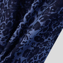 INCERUN Mens Leopard Print Daily Pant Side Zipper Design Fashion Loose Fit Long Trousers for Men Large Size S-5XL