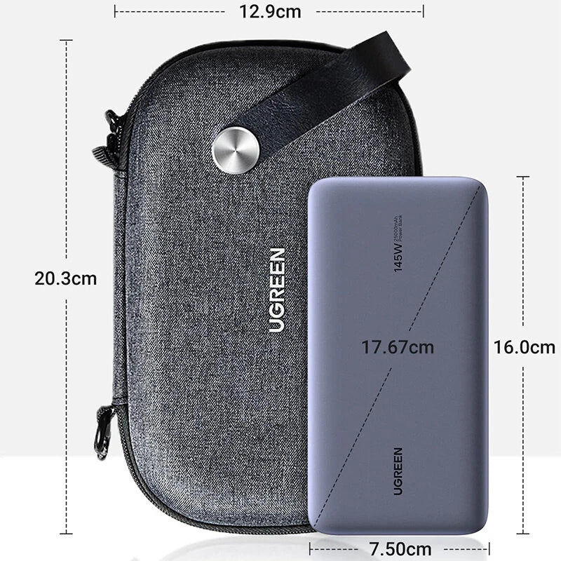 UGREEN Case Electronic Organiser Bag Travel Organisation Power Bank Storage Protective Case for Mouse/Charger/Cable/Memory Card/U Disk/Stylus/Power Bank