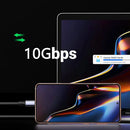 Pobod 100W Type-C to Type-C Cable 10Gbps Fast Data Transmission Support 4K/8K Display 0.5M/1M/2M Long for Phone Tablet TV