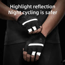 ROCKBROS Half Finger Cycling Gloves Shockproof Wear Resistant Breathable MTB Road Bicycle Gloves Men Women Sports Bike Equipment