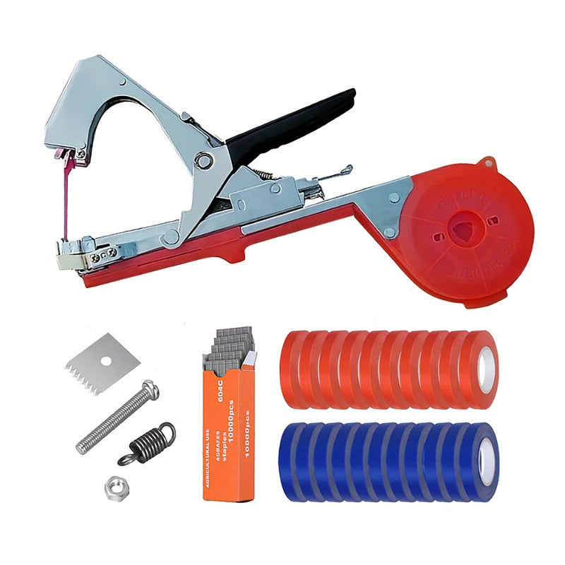 Plant Vine Binder Tape Machine Sets For Grapes Raspberries Tomatoes And Grape Vegetables With 20 Rolls Of Tape