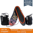 TENGOO Winter USB Rechargeable Heated Insoles 3 Levels Feet Warm Shoe Pad Thermal Electric Foot Warmer Heating Feet Outdoor Sports