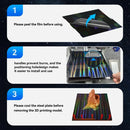 256x268MM PEI Magnetic Steel Sheet for Anycubic Kobra 3 Kobra 3 Combo Build Plate Spare Parts Double Sided Heat Bed