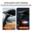 Bikight Solar Bike Taillight 300mAh Battery 7 Light Modes Type-C Charging IPX7  Waterproof Bicycle Rear Light for MTB Bike Motorcycle Electric Vehicle