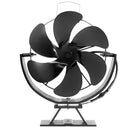 6 Blade Wood Burner Fireplace Fan Mini Heat Powered Stove Fan Eco-fan Quiet Home Efficient Heat Distribution