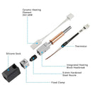 Anycubic Kobra 3 Upgrade Hotend Kit 450C High Temperature Resistance 24V 60W Ceramic Heater Hardened Steel Nozzle Chromium Zirconium Copper Block for PLA ABS PETG TPU PC Nylon PEEK PEI 3D Printer Parts