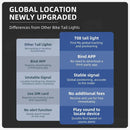 CYCLAMI T08 Smart Brake Anti-theft Taillight with Positioning IPX64 Waterproof Type-C Charging Bike Rear Light for MTB Night Cycling Safety