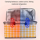 IPRee Folding Basket Picnic Basket Outdoor Handheld Basket Insulation Box Household Supermarket Shopping Storage Basket