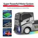 DANIULE Toys 3355 RTR 1/87 2.4G 4WD RC Car Mini Half-Scale Simulation Tractor Semi Drift Truck Optional Trailer Competitive Stunt Racing LED Light Transport Desktop Vehicles Models Boys Birthday Gifts