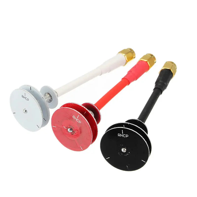 Realacc RHCP Pogoda Antenna + TFP-Mini Triple Feed Patch 45mm Black 5.8G FPV Antenna For FPV RC Drone