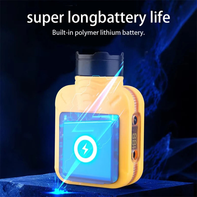 COB+ LED Sensor Headlamp Clip Cap Light USB Rechargeable Head Flashlight Built-in Battery for Fishing Camping