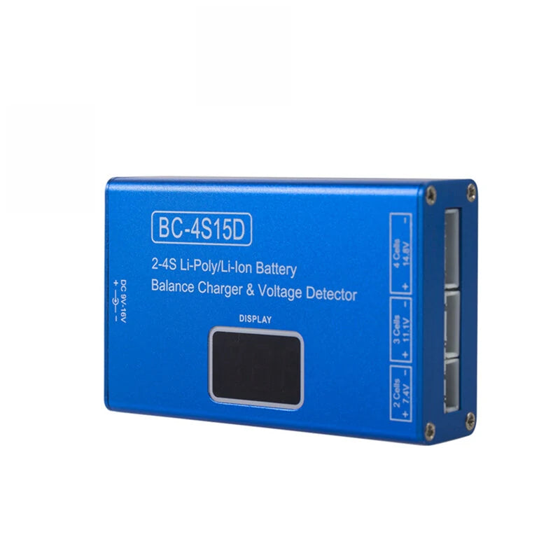 BC-4S15D 2-4S Lipo Battery Balance Charger With Voltage Display for RC FPV Quadcopter Frame Drone Eachine E250