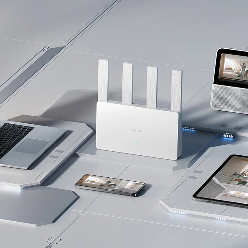 Xiaomi BE3600 Wi-Fi 7 Router Dual-Band 2.5G Port Quad-Core CPU Gaming Acceleration 3570Mbps Dual WAN LAN Mesh Network Repeater for Smart Home IoT Devices