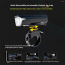 BIKIGHT Intelligent Light-sensing Bicycle Headlight 1500mAh Power Bank Flashlight Handlebar Waterproof USB Charging Bike Front Light for MTB Outdoor Safe Night Riding