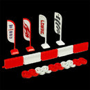 LDARC X43 V64 1/43 1/64 1/72 Mini Drift RC Car Parts Road Cone Indicator Street Sign Decoration Set Vehicles Models Spare Accessories SK177