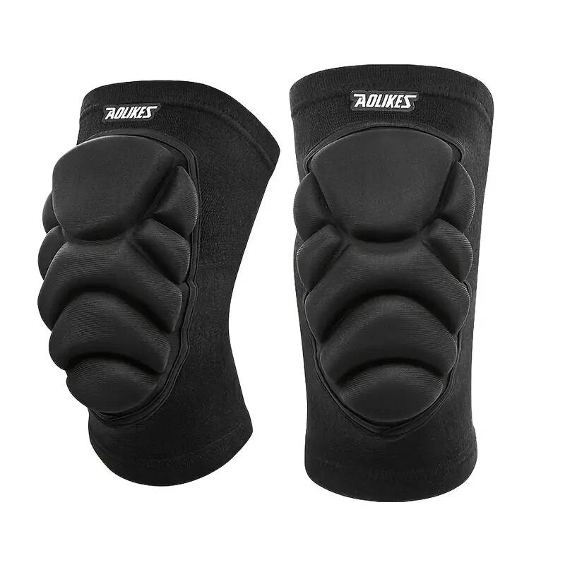 AOLIKES 1 Pair Anti-collision Anti-slip Knee Pads Thick EVA Foam Knee Pads for Volleyball Football Dance Sport