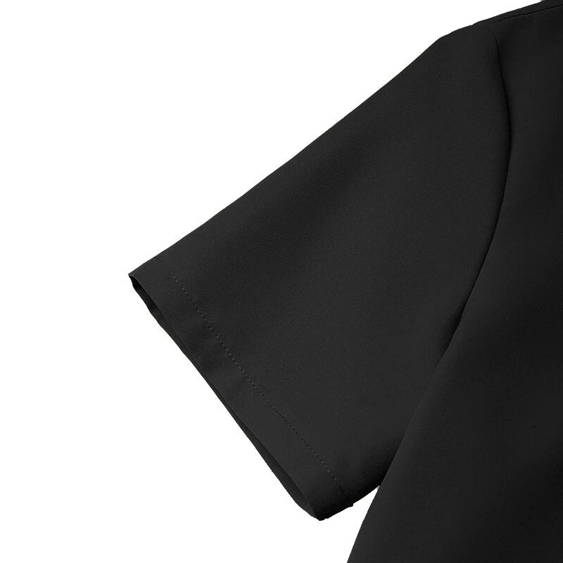 ZANZEA Elegant Style Women Summer Fashion V Neck Short Sleeve Sundress Casual Holiday Party Knee-length Dress